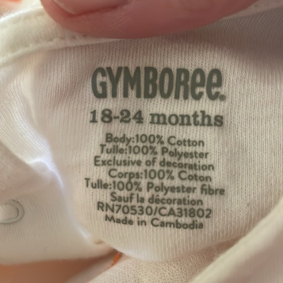 Gymboree Pumpkin Dress - Size 18/24 Months - Picture 7 of 8